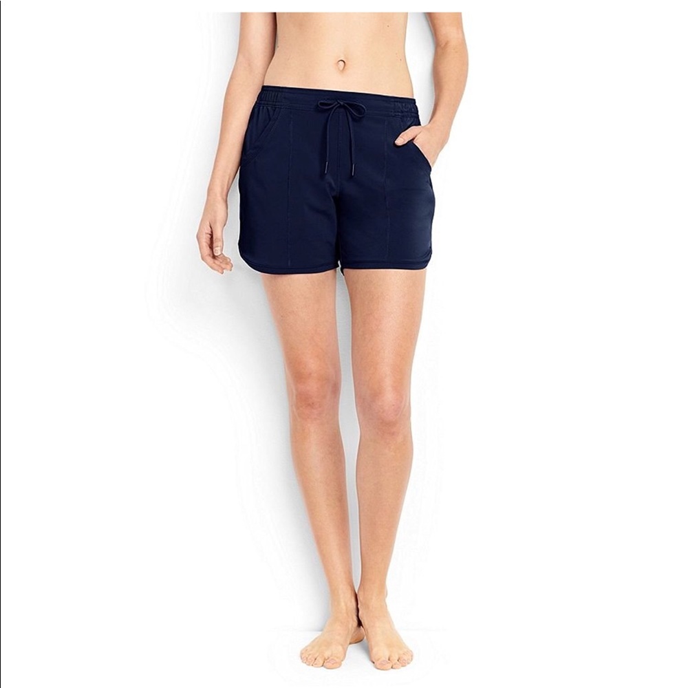 Land’ End Swim Shorts/NWOT, Dark Blue